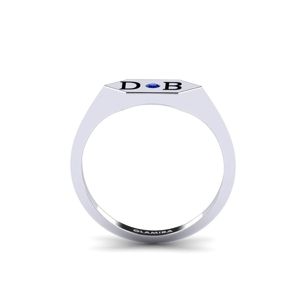 Palladium 950 Saphir Ring Arles