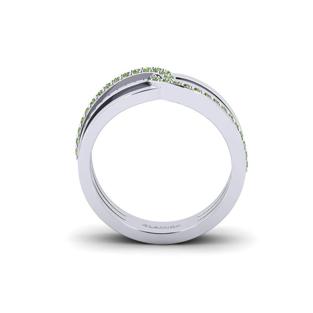 Diamante Verde Anel Arrasate