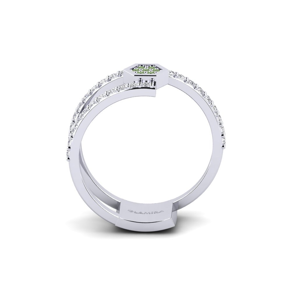 Diamante Verde Anel Beires