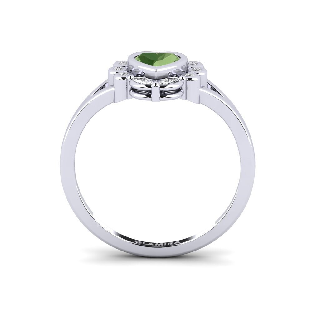 Green Sapphire Ring Cadw