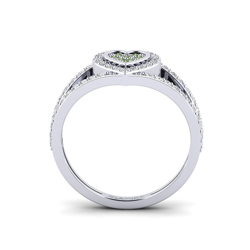 Diamante Verde Anel Calivigny