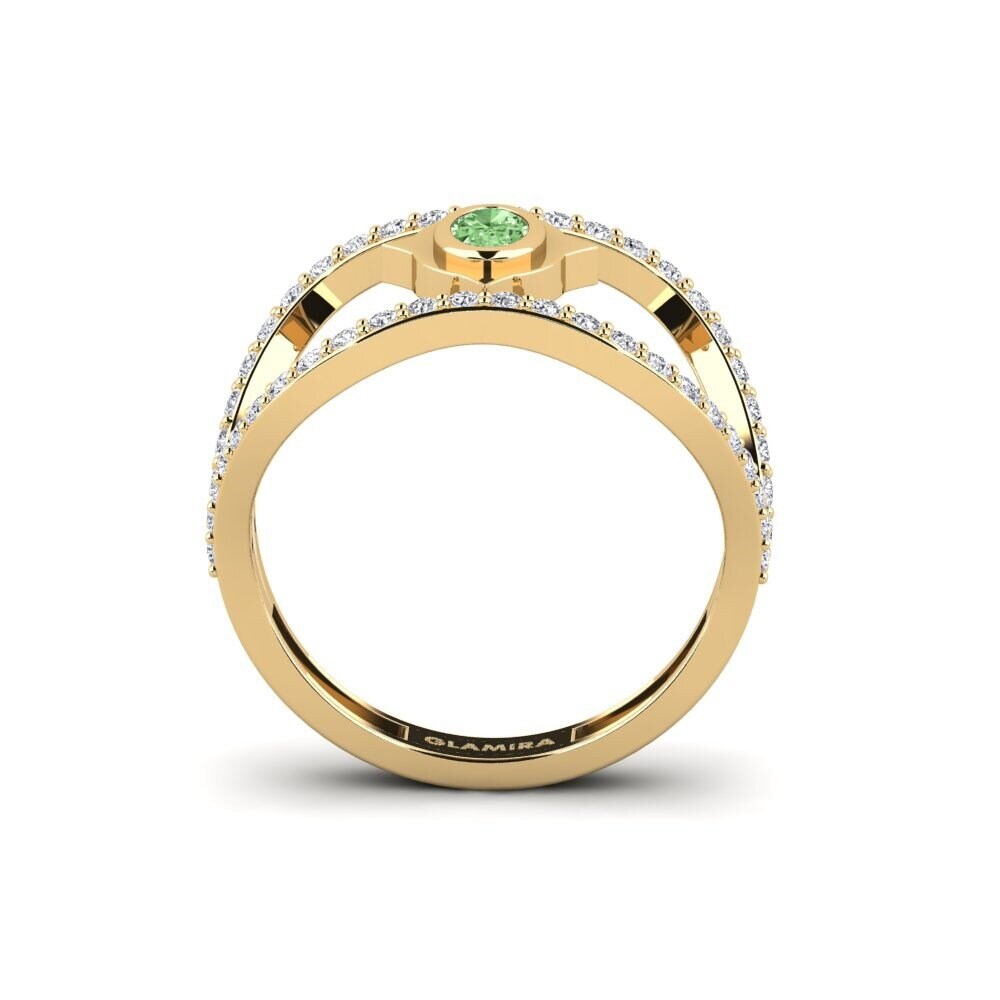 Diamante Verde Anel Consumerr