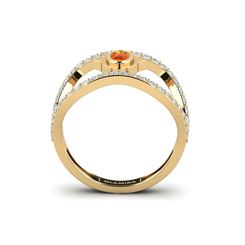Orangefarbener Saphir Ring Consumerr