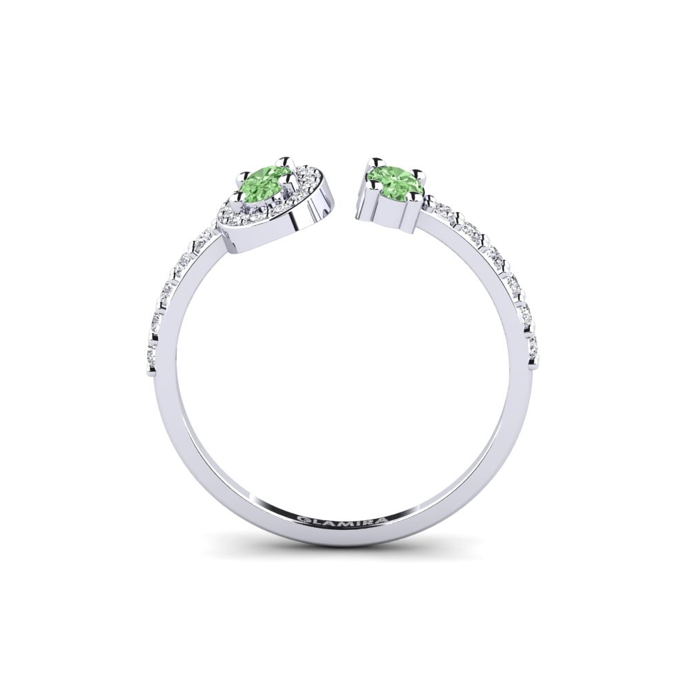 Diamante Verde Anel Cuenca