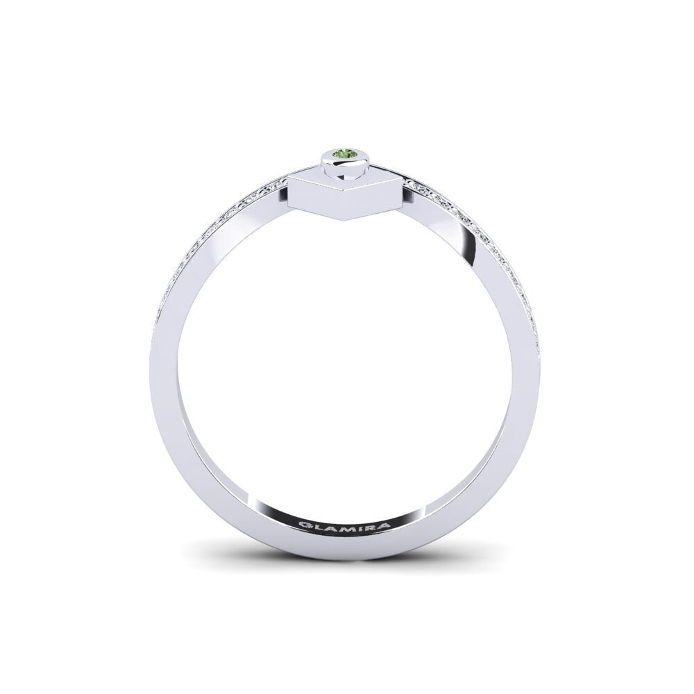 Diamante Verde Anel Cultural