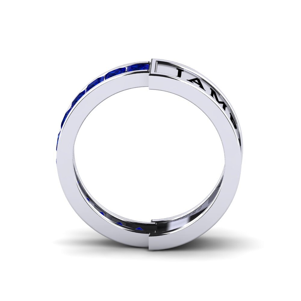 Palladium 950 Saphir Ring Deregulate