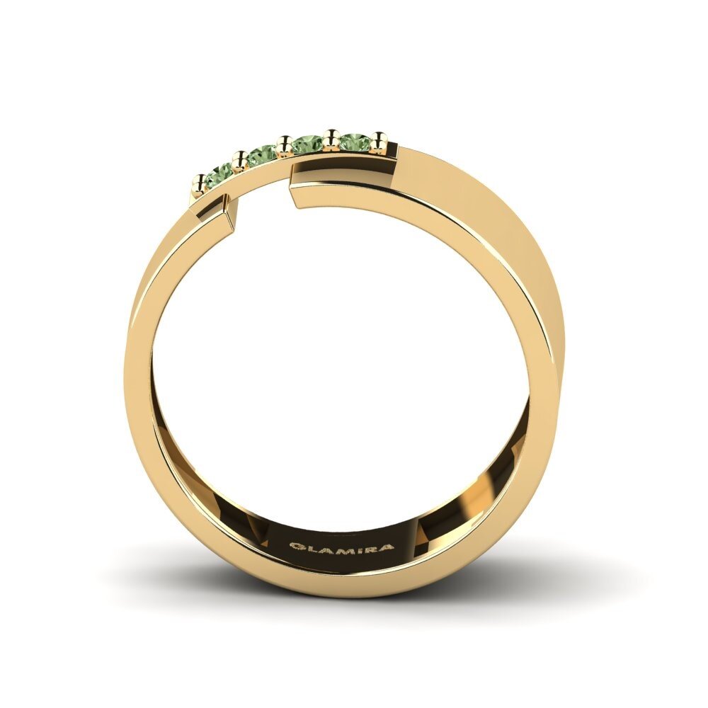 Diamante Verde Anel Dresden