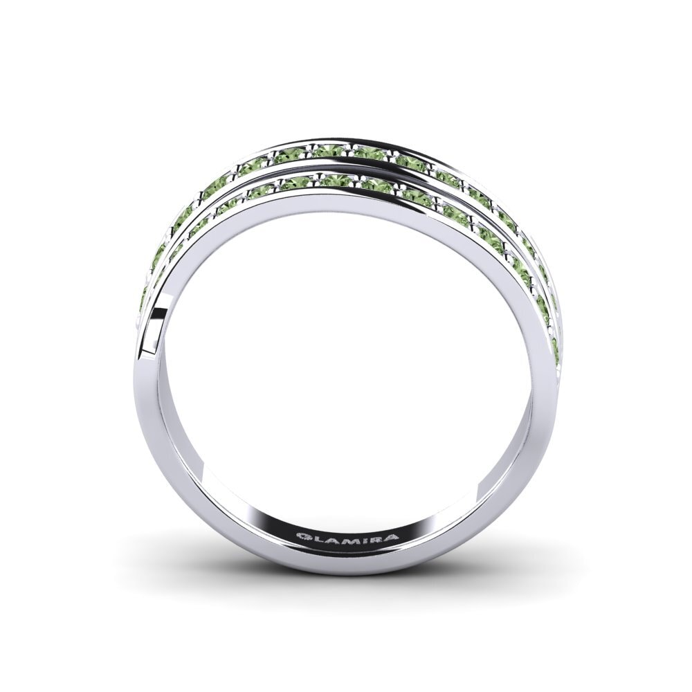 Diamante Verde Anel Estepa