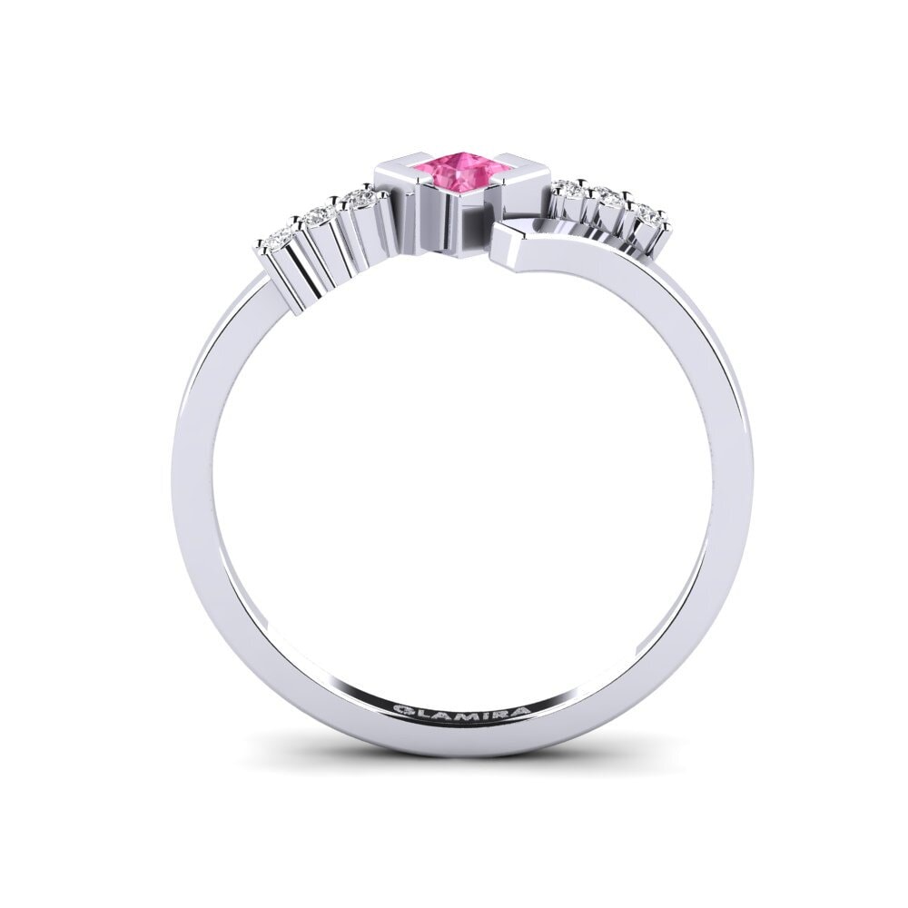 Pink Sapphire Ring Finom
