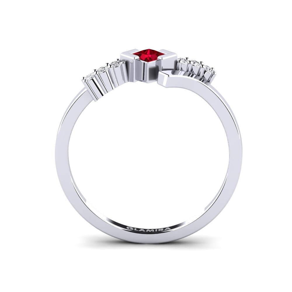 Circonita Roja Anillo Finom