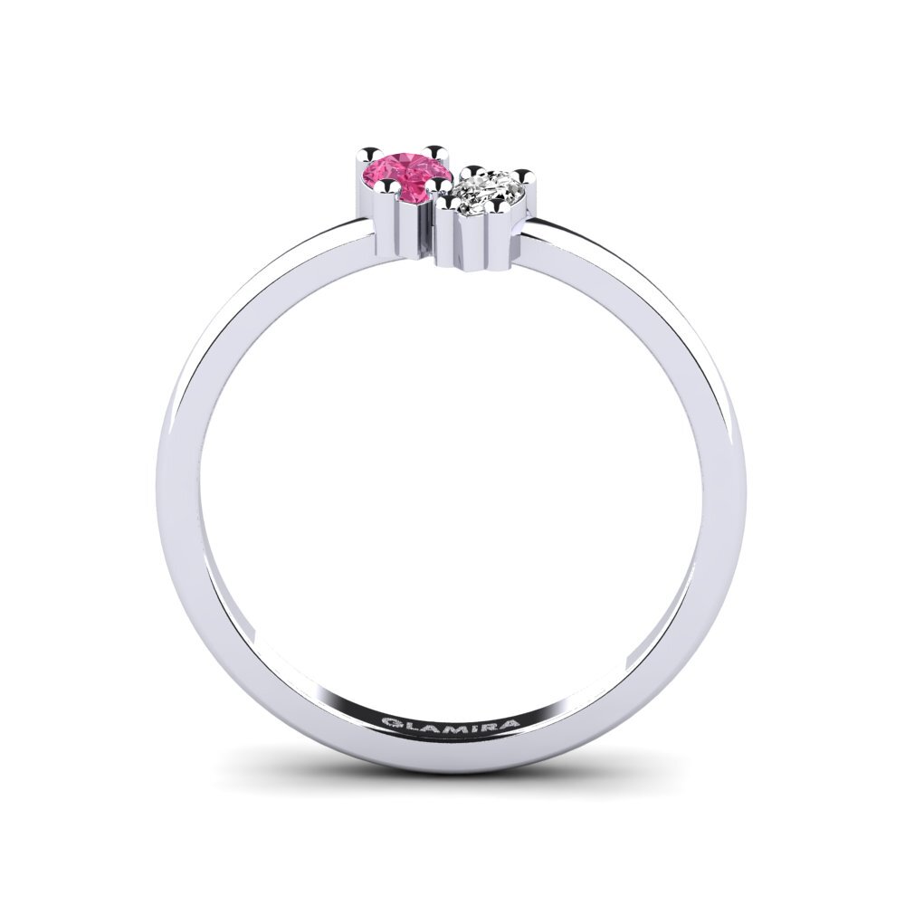 Turmalina rosa Anillo Gilena