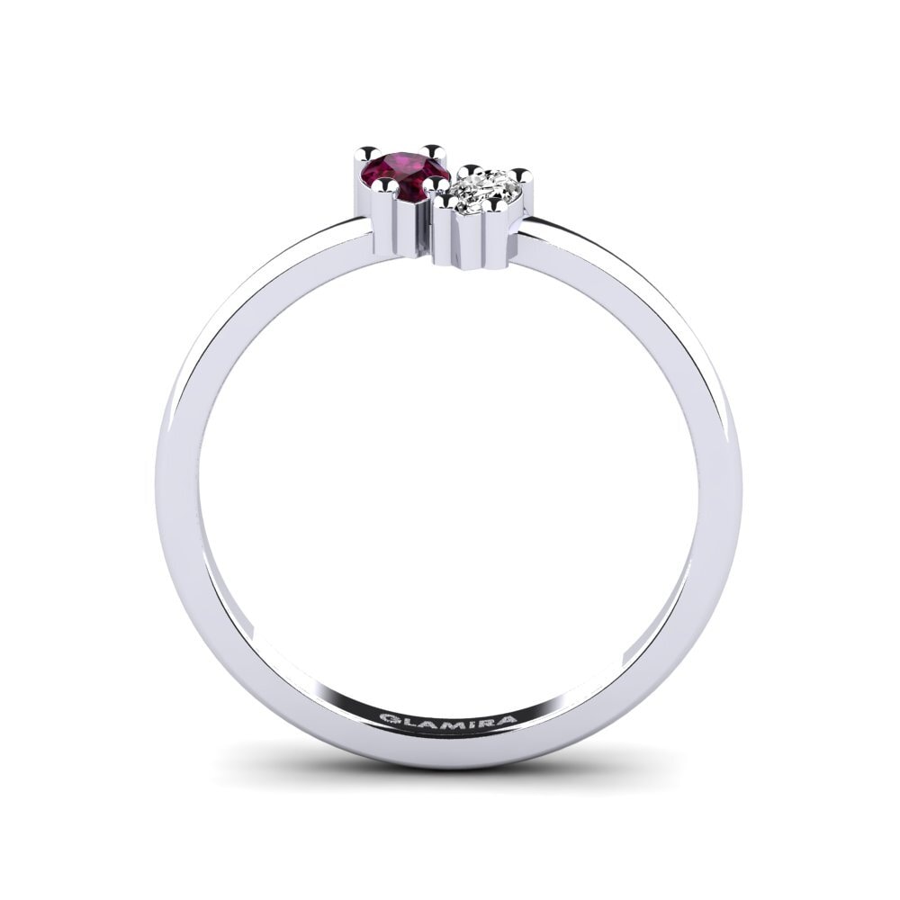 Rhodolite Garnet Ring Gilena
