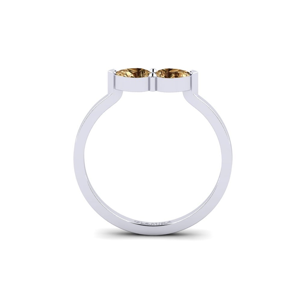 Diamante café Anillo Glaros