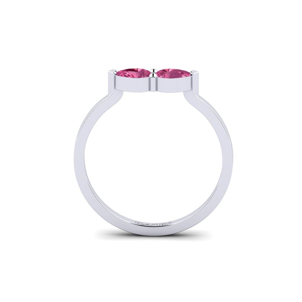 Turmalina rosa Anillo Glaros