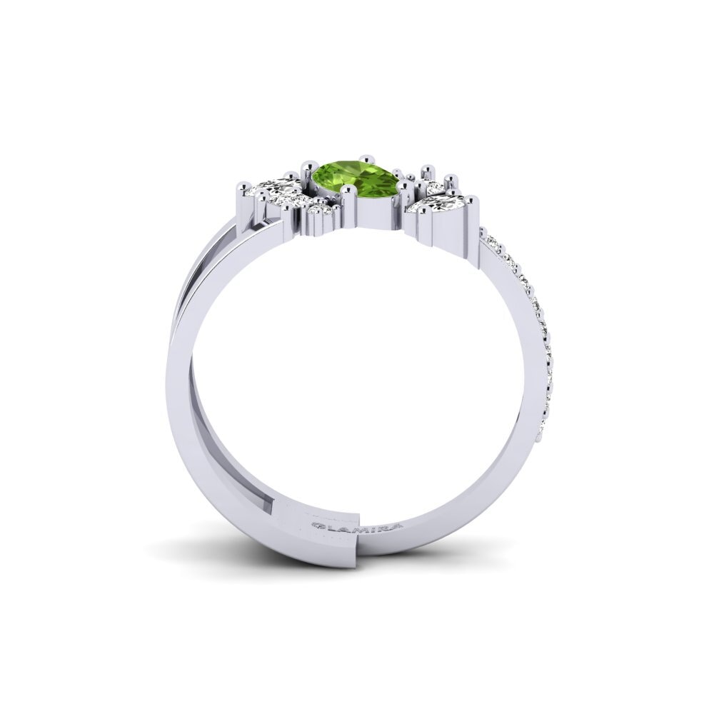 peridot Anel Halkis