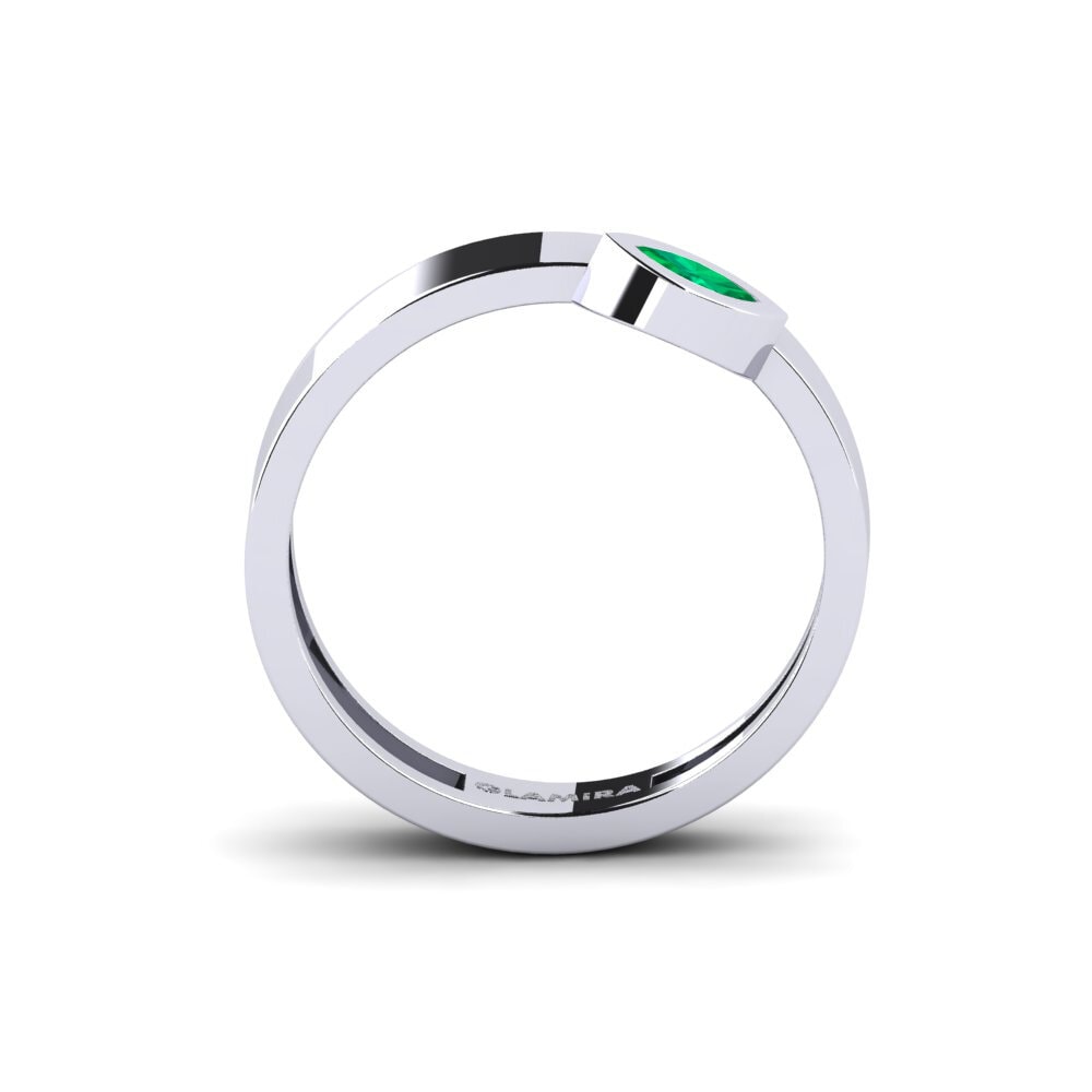 Marquise Emerald Engagement Ring Larambla