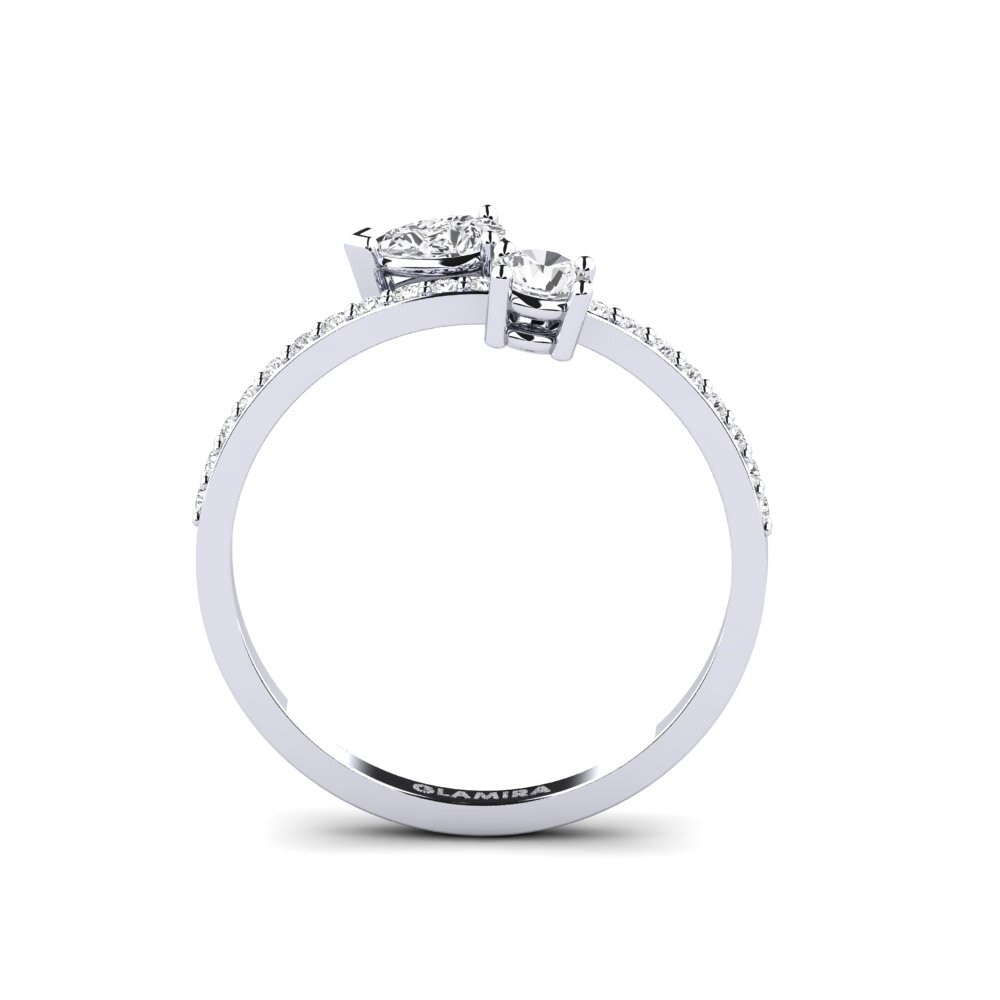 White sapphire Ring Orihuela