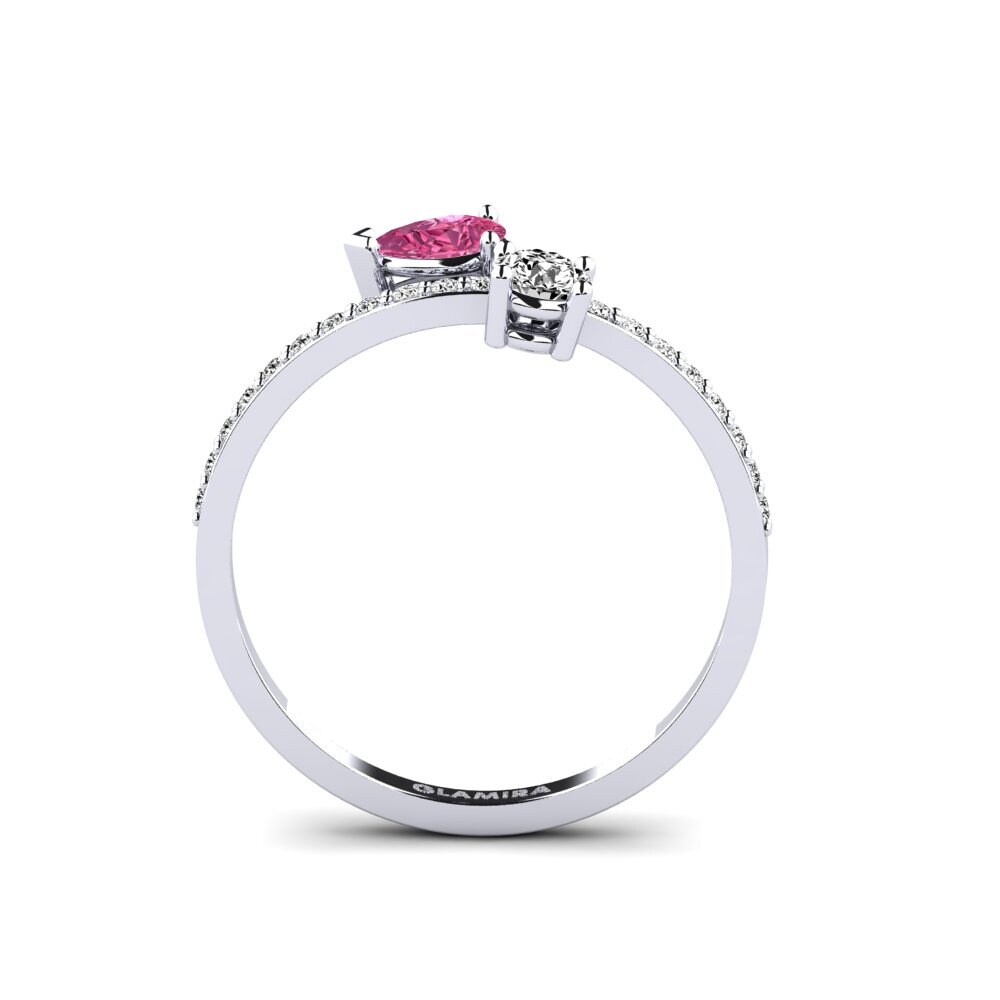 Turmalina rosa Anillo Orihuela