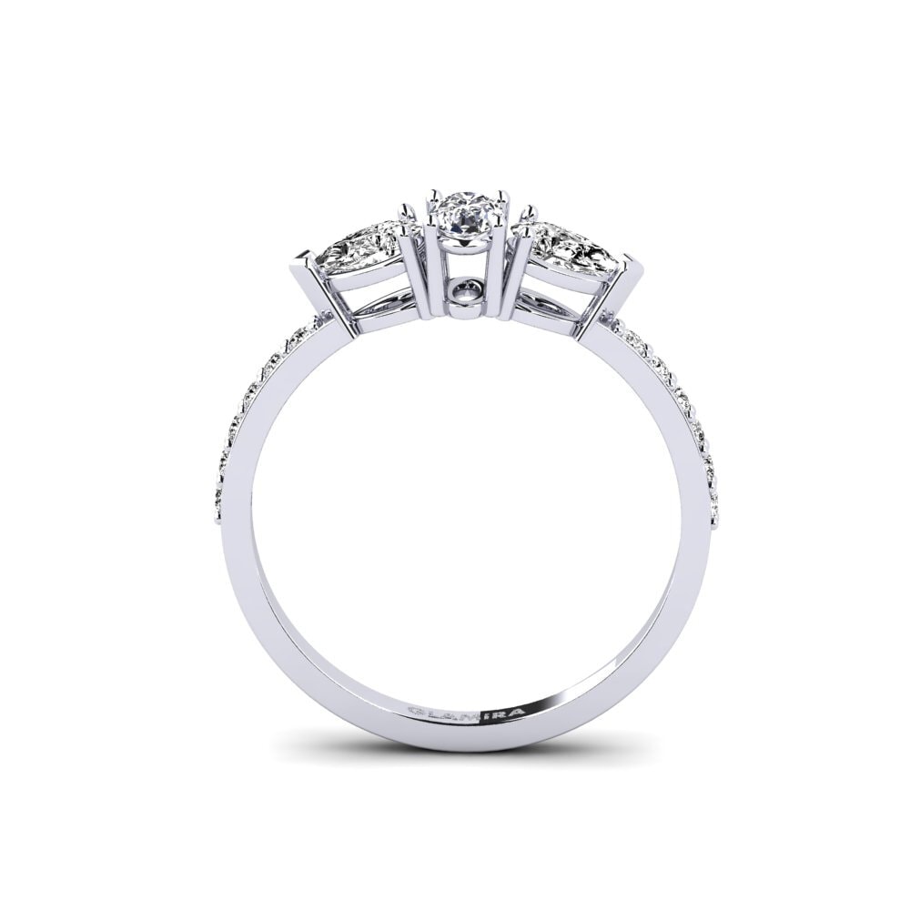 Moissanite Anel de Noivado Somontin