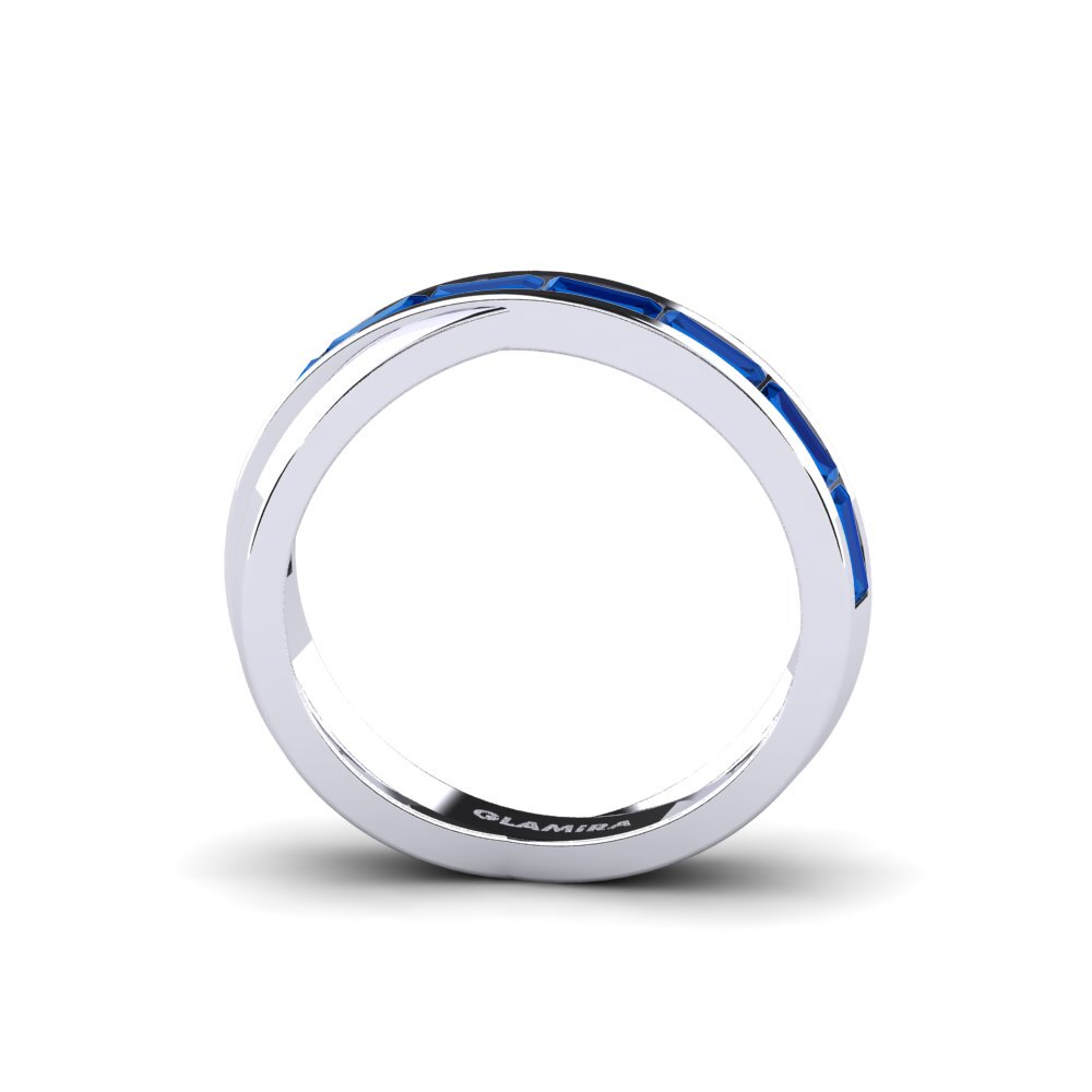 Dunkelblauer Zirkonia Ring Tresnes