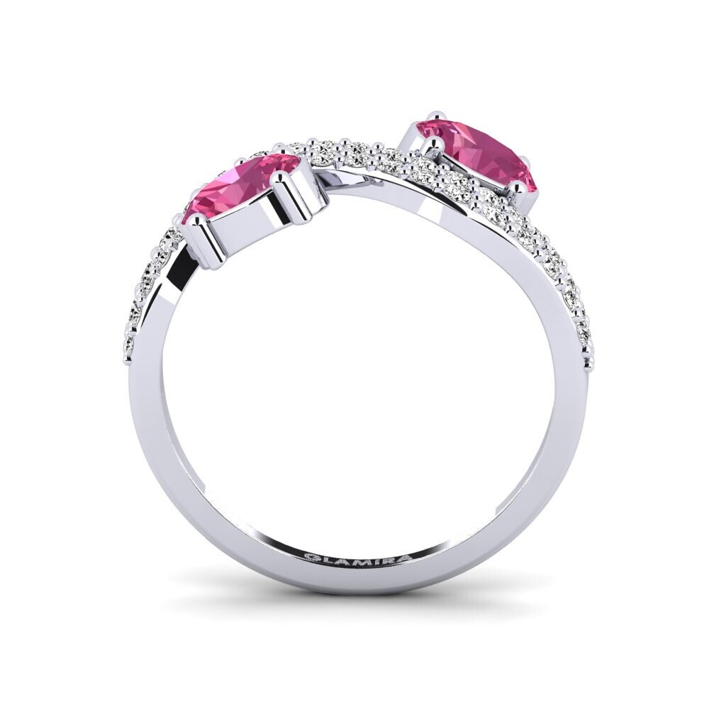 Turmalina rosa Anillo Halavra