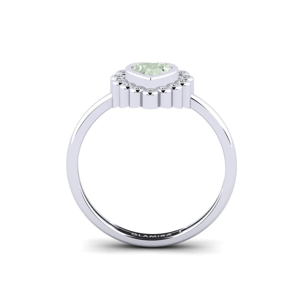 Amatista verde Anillo Holnap