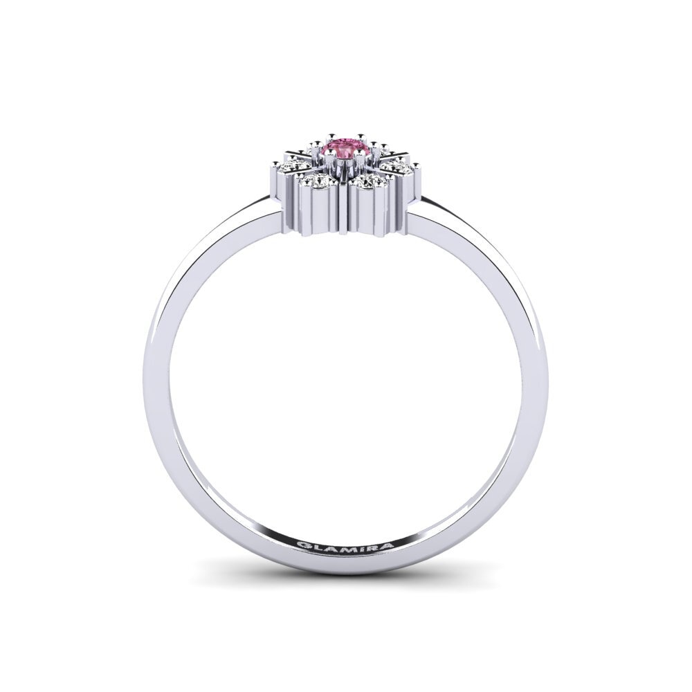 Rhodolite Garnet Ring Injureed