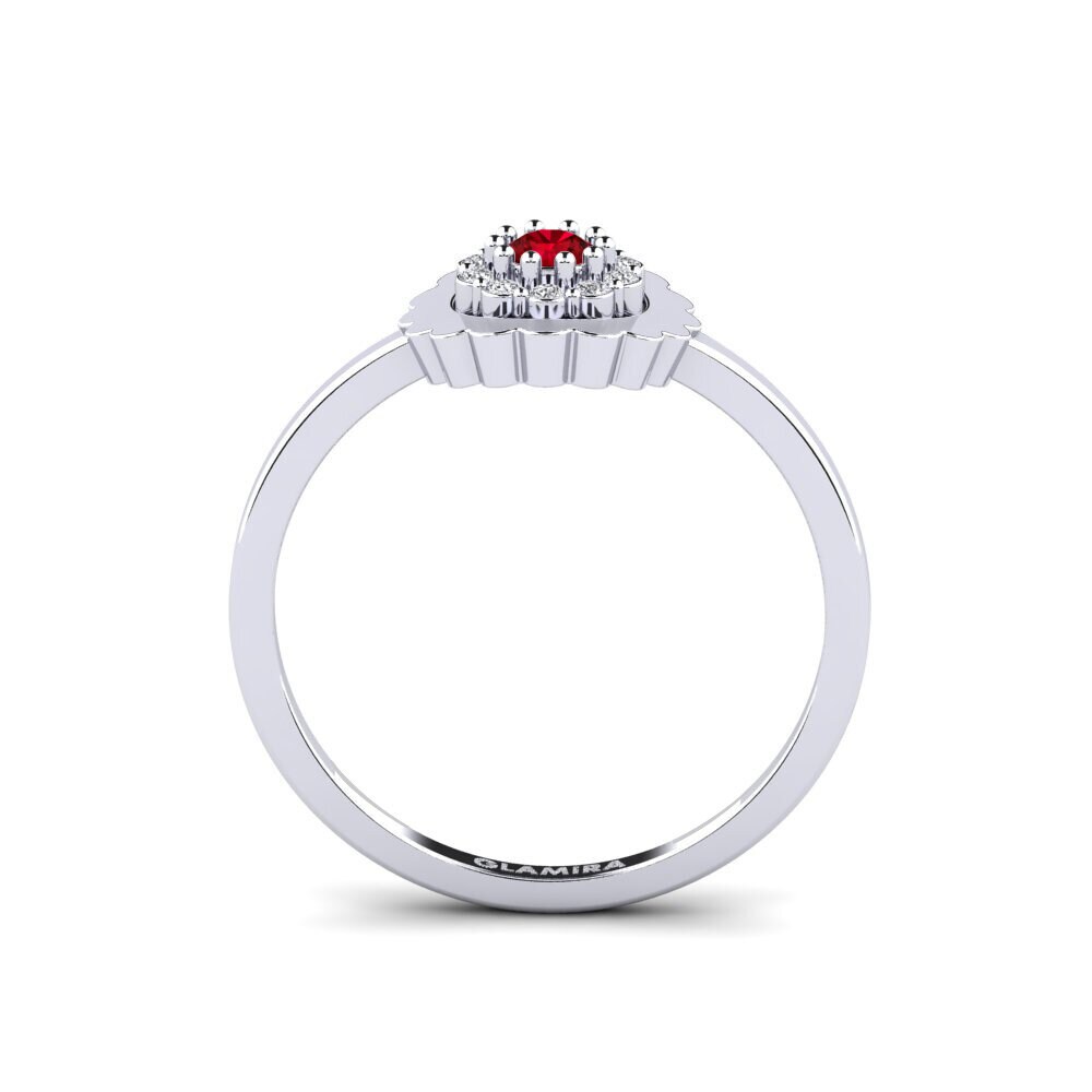 Red Zirconia Ring Injury