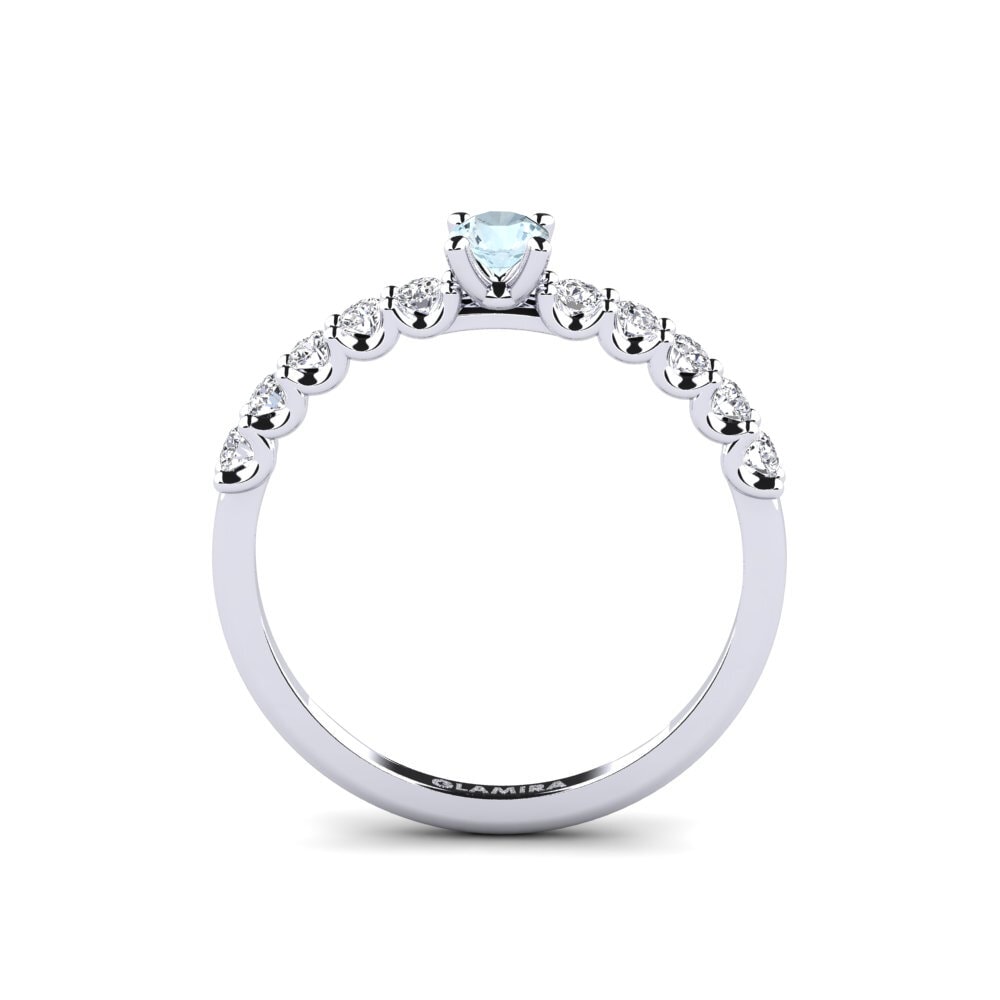 Aquamarine Engagement Ring Institutionalize
