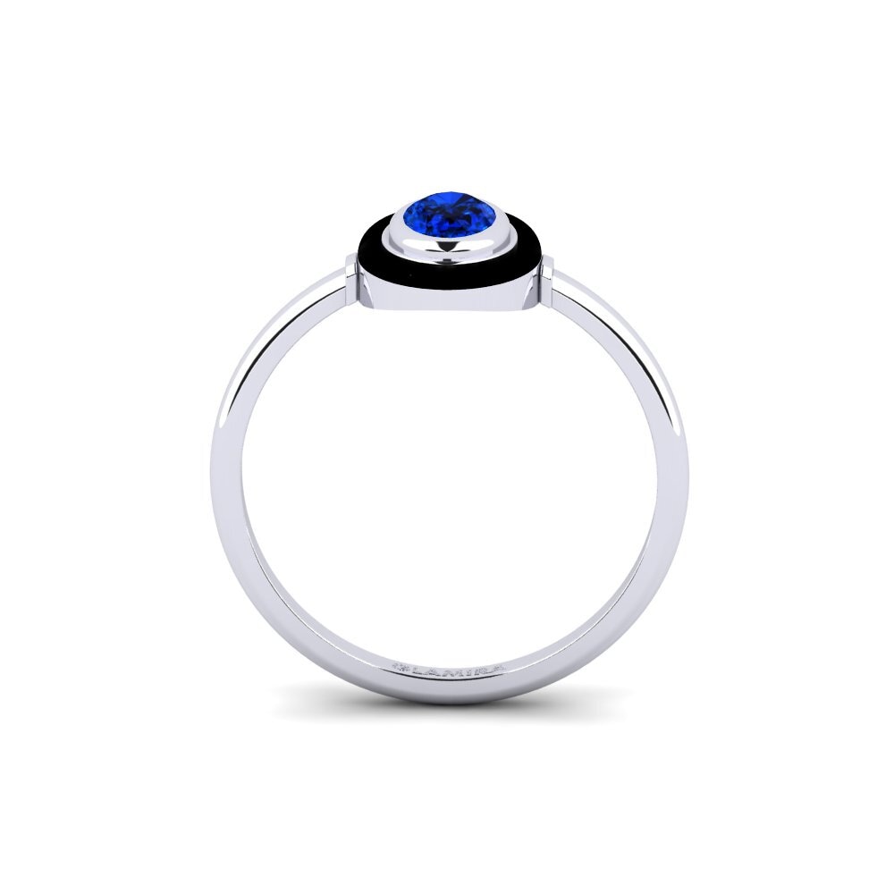 Saphir (im Labor gezüchtet) Ring Investor