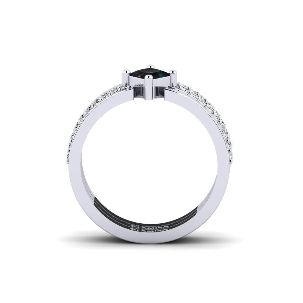 Black Opal Ring Kardiotissa - SET