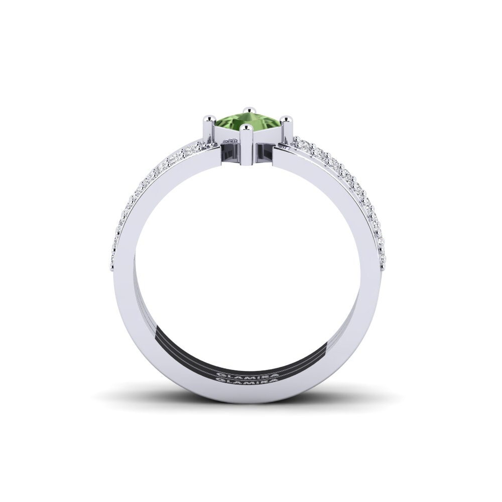Princesa Zafiro Verde Anillo Kardiotissa - SET