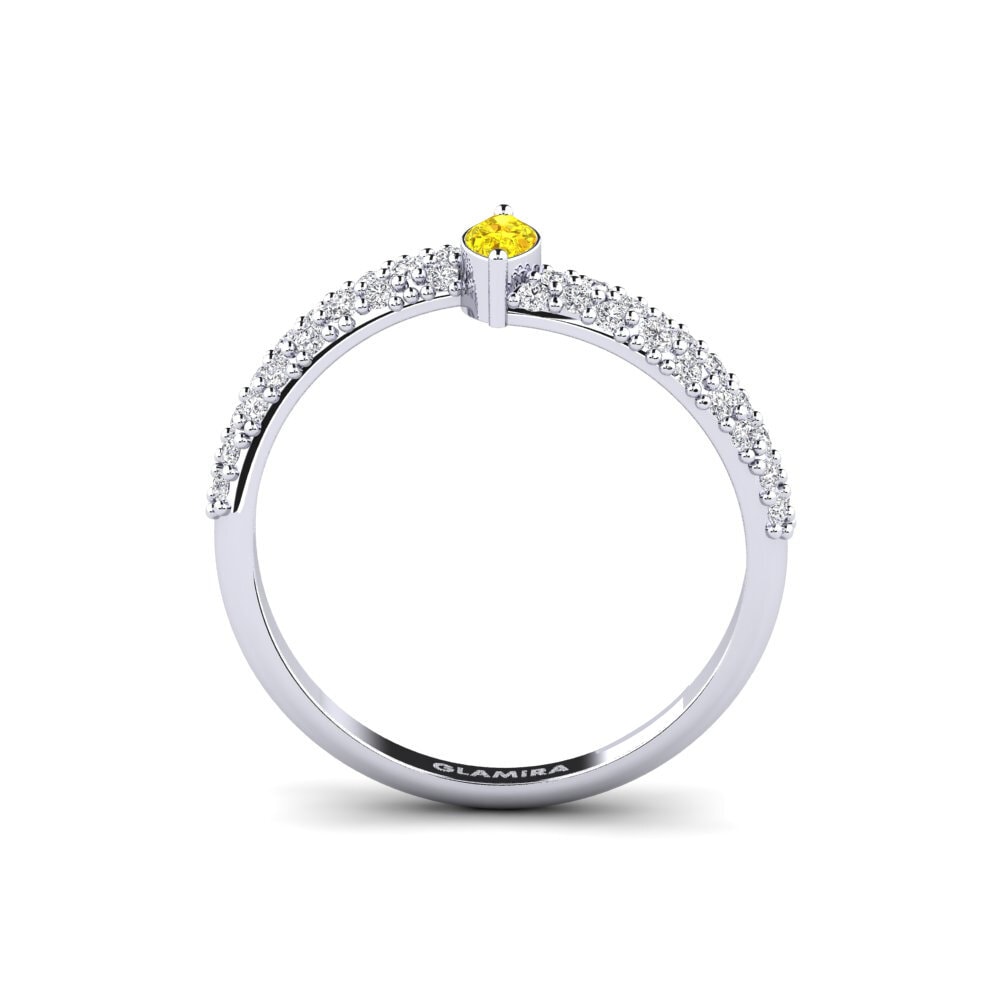 Yellow Sapphire Engagement Ring Nas