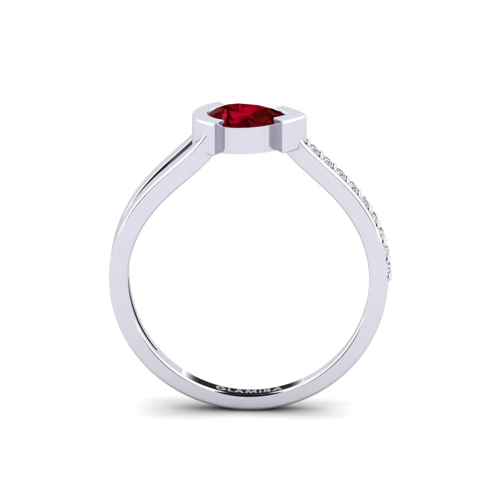 Circonita Roja Anillo Pehme