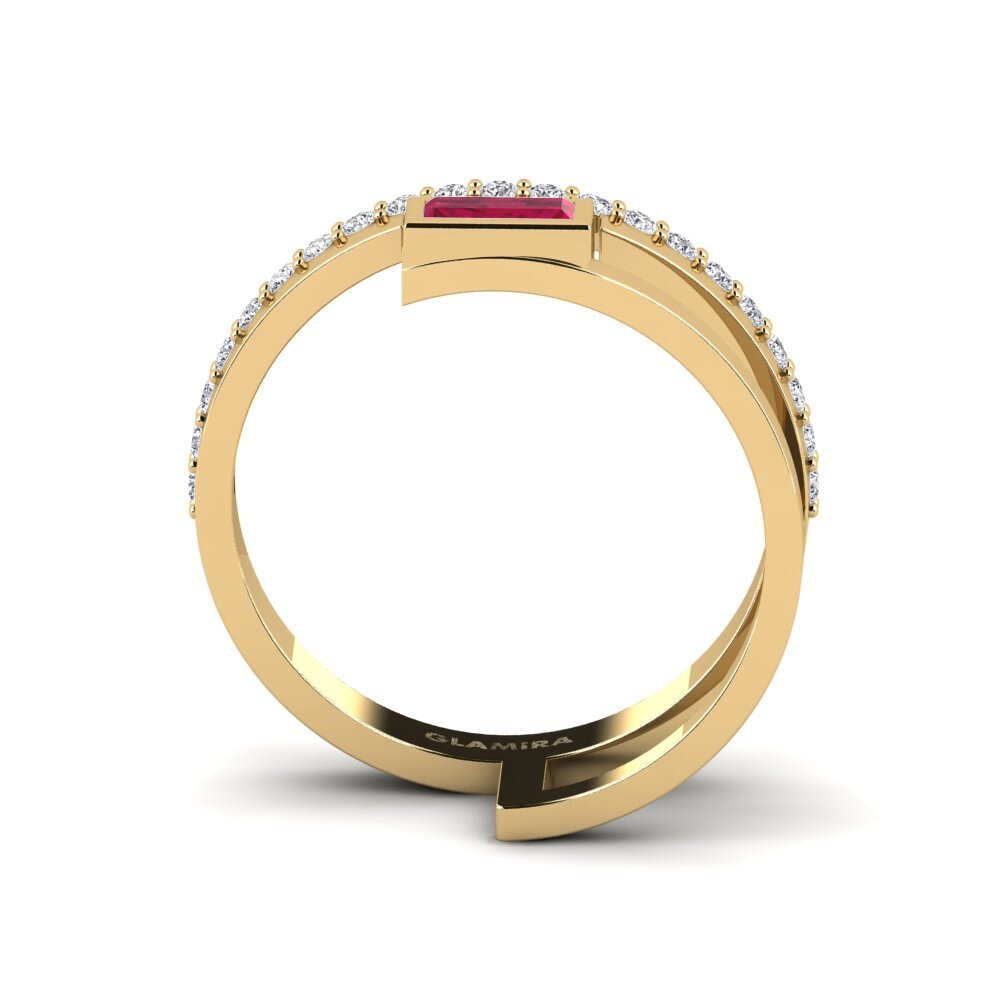 Ruby Engagement Ring Quevilly