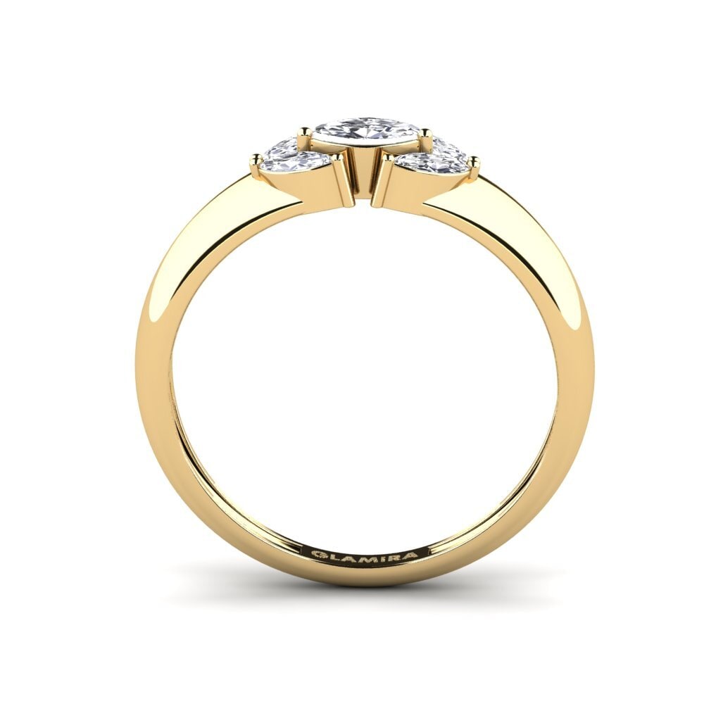 14ct Yellow Gold Engagement Ring Rationality
