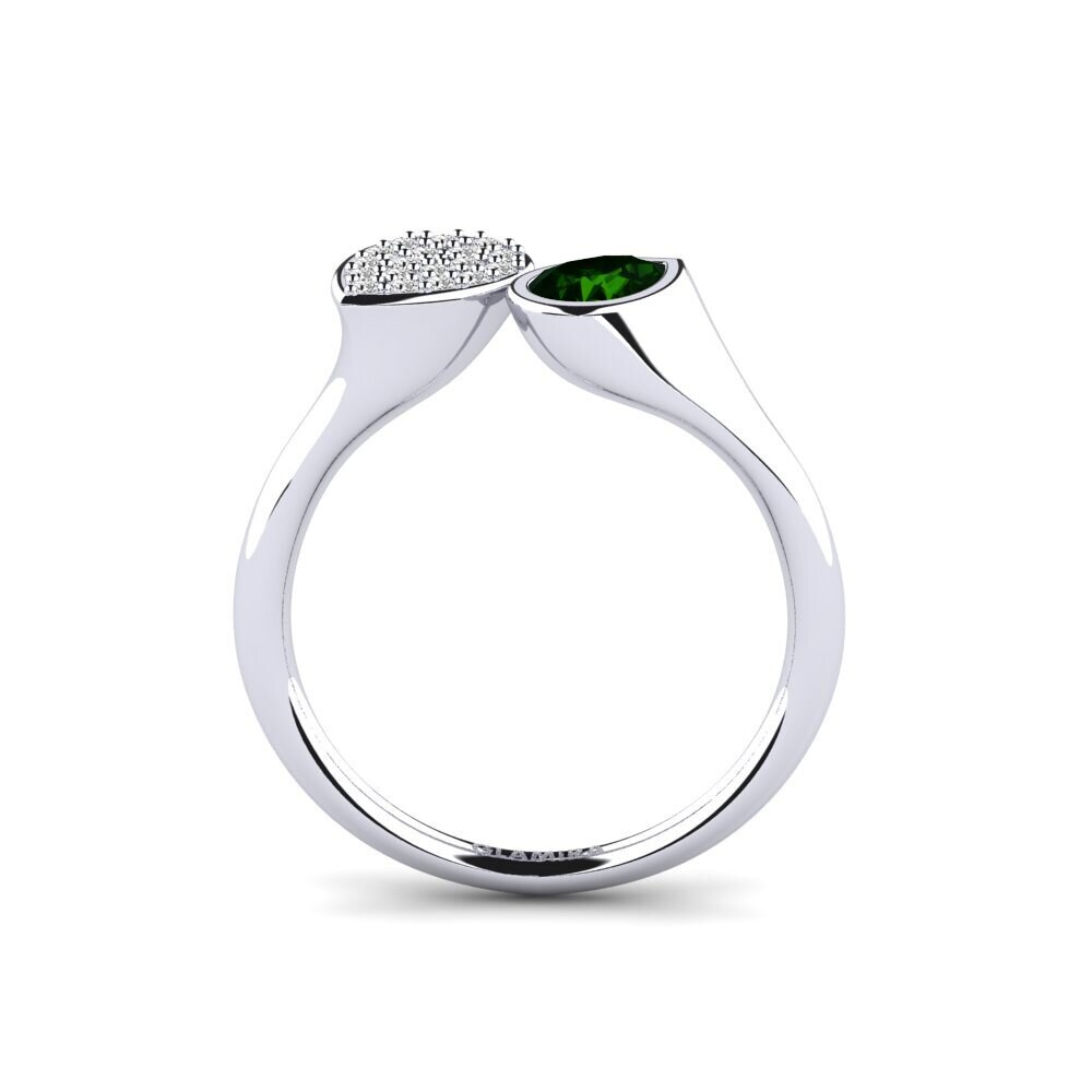Turmalina verde Anillo Reassign