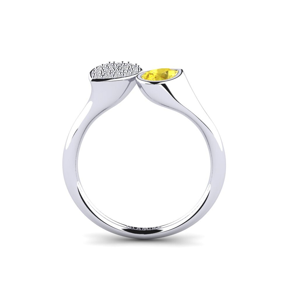Zafiro amarillo Anillo Reassign