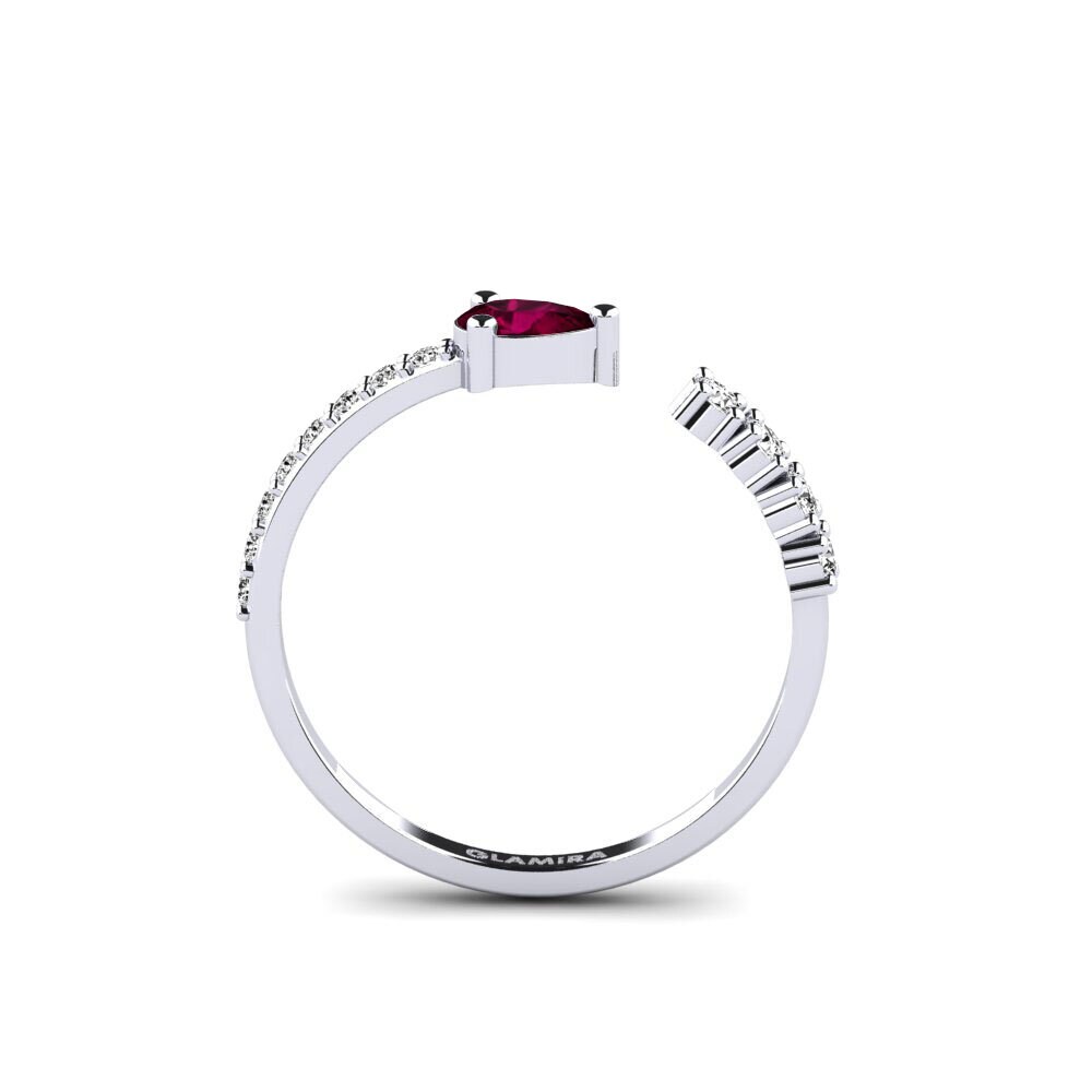 Rhodolit-Granat Ring Recoverable