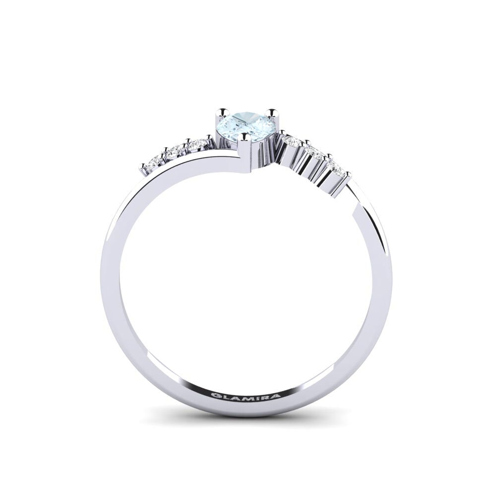 Aquamarine Engagement Ring Revealingly