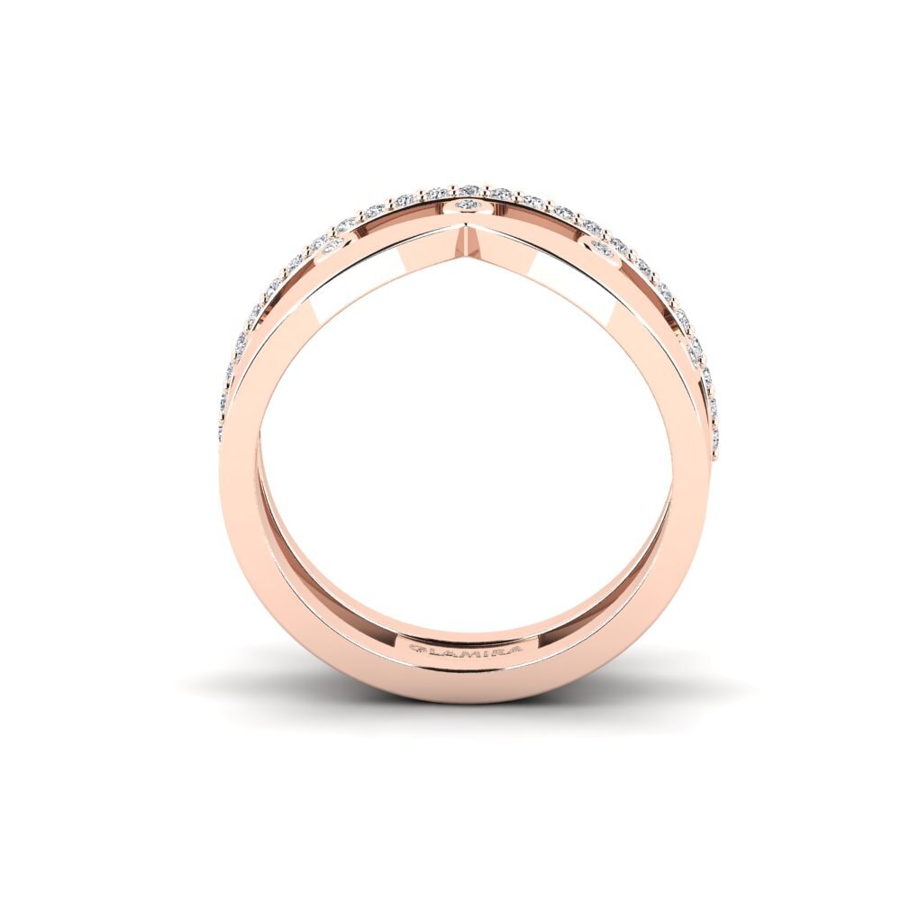 14ct Rose Gold Ring Rumia