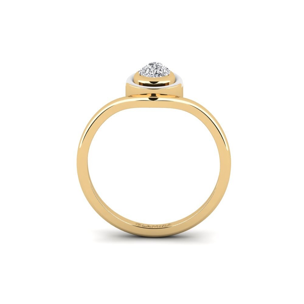 Gelbgold 585 Ring Serifesta