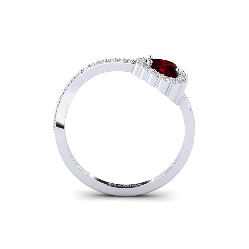 Grenat Bague Theras