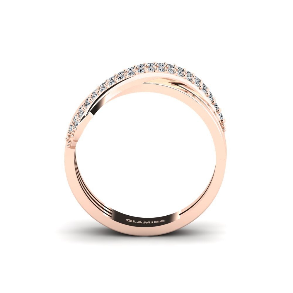 14K Rood Goud Zirkoon Ringen Utilize