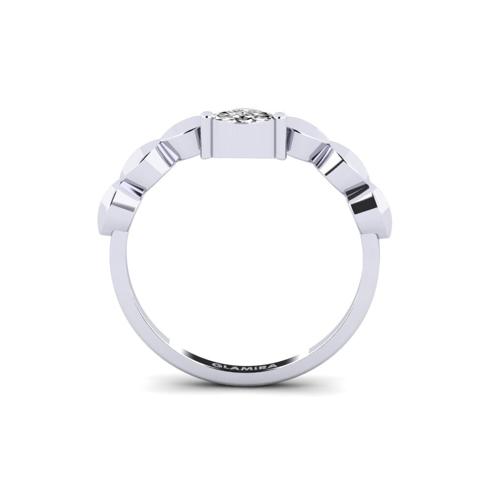 Moissanite Anel Vilagit
