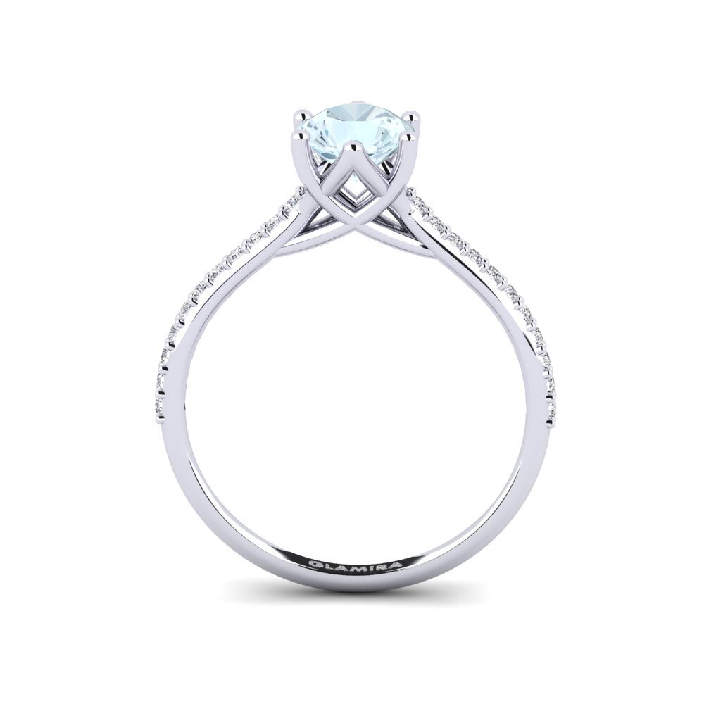Aquamarine Engagement Ring Villeparis