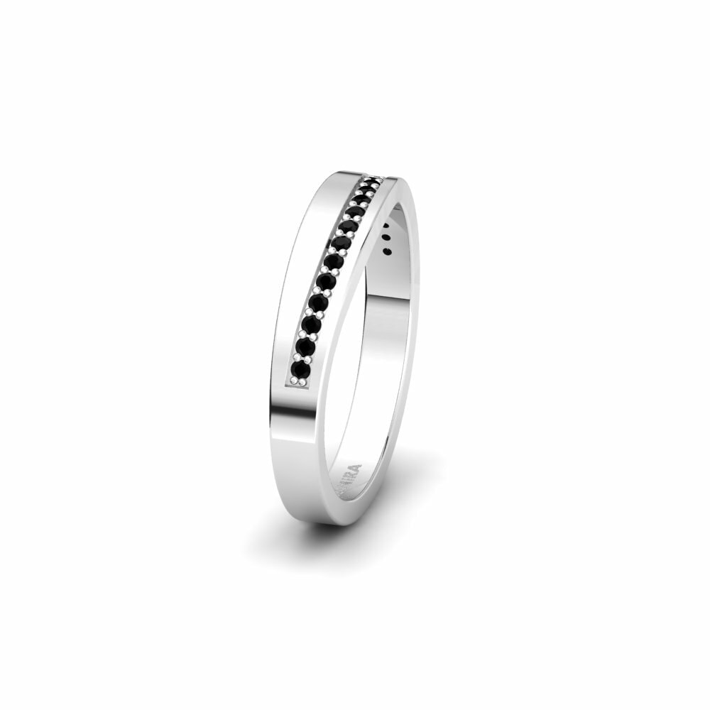 Zafiro negro Anillo Boda Mujer Osie