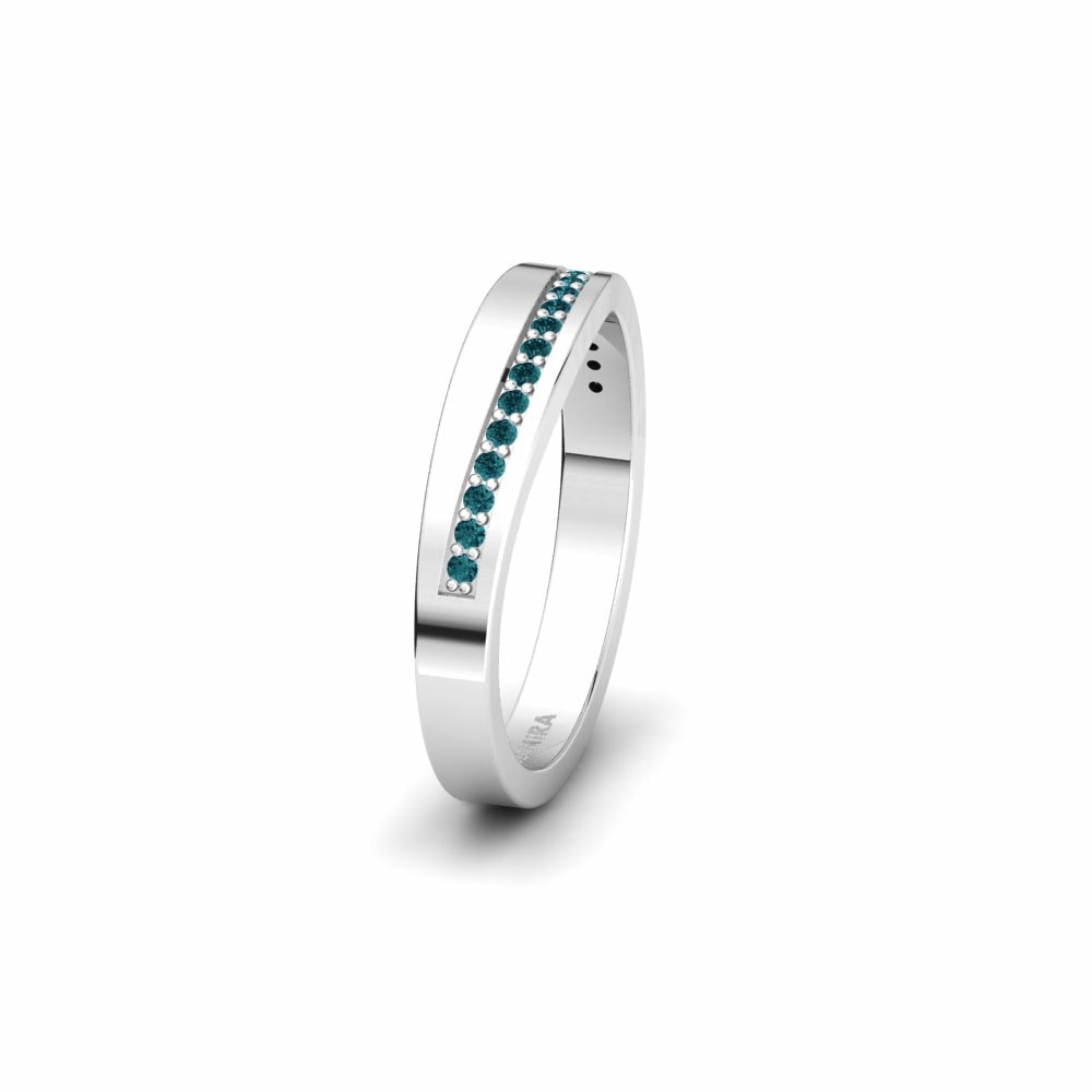 Diamant Bleu Alliance pour femme Osie