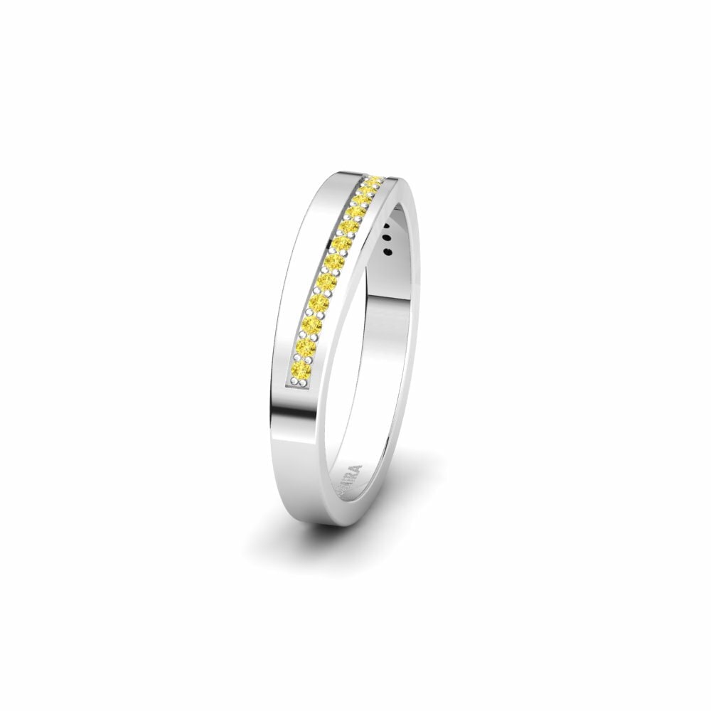 Zafiro amarillo Anillo Boda Mujer Osie