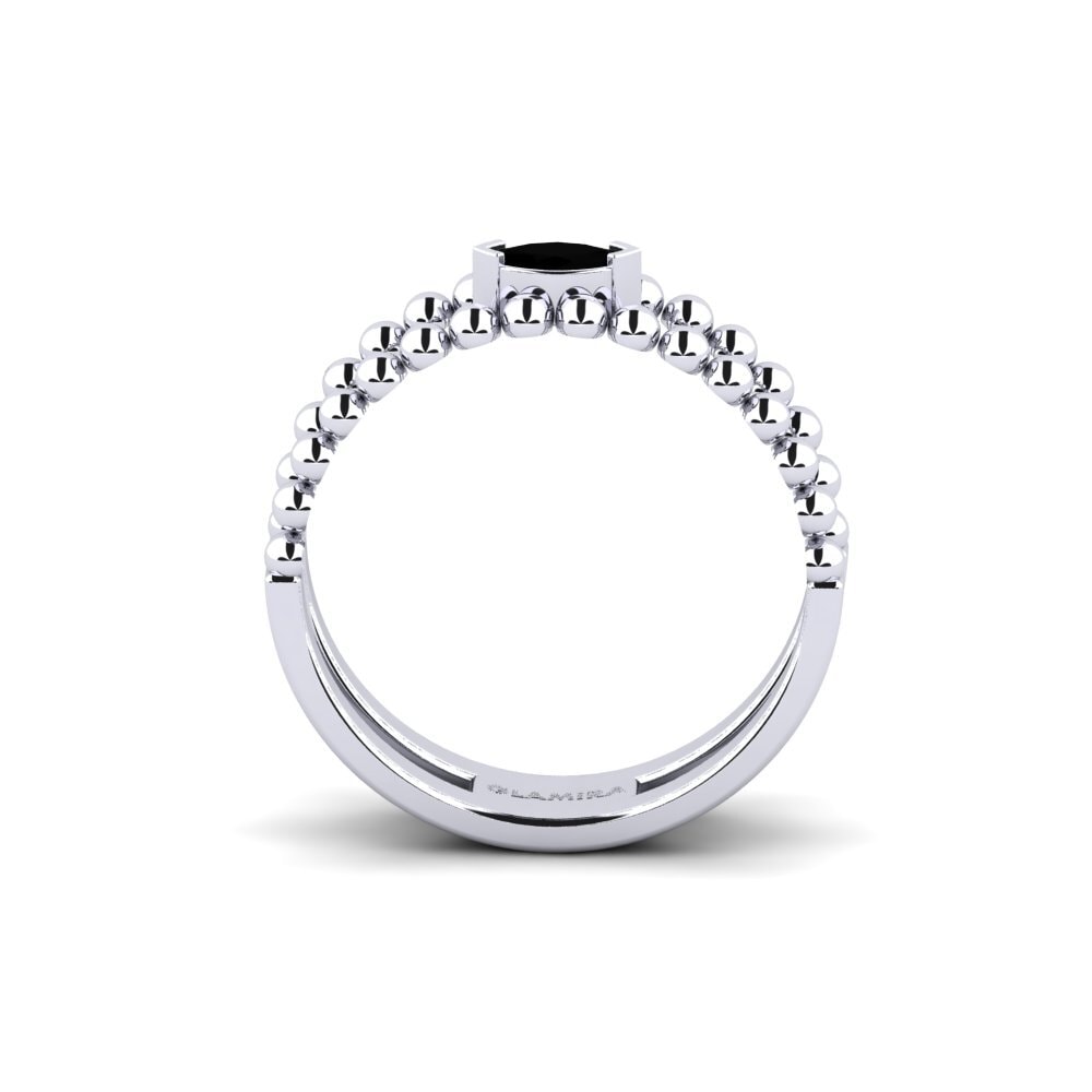 Black Sapphire Ring Sile